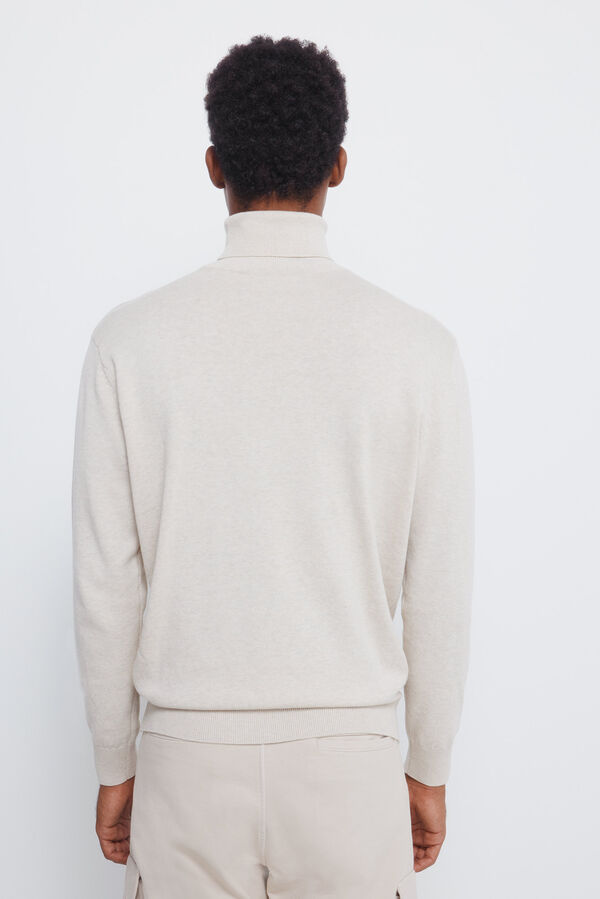 Springfield Jersey b&aacute;sico cuello alto nude