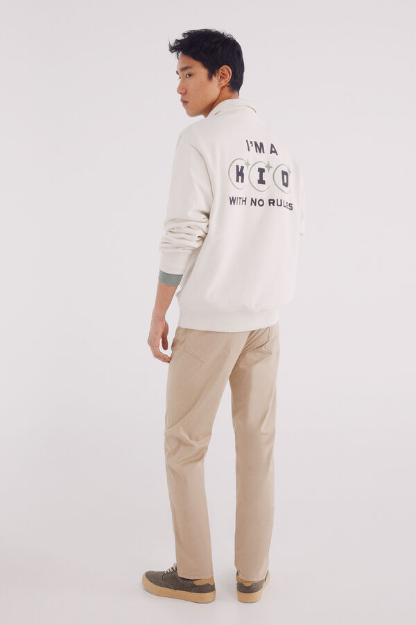 Springfield Cal&ccedil;as justas, lavagem clara, 5 bolsos bege