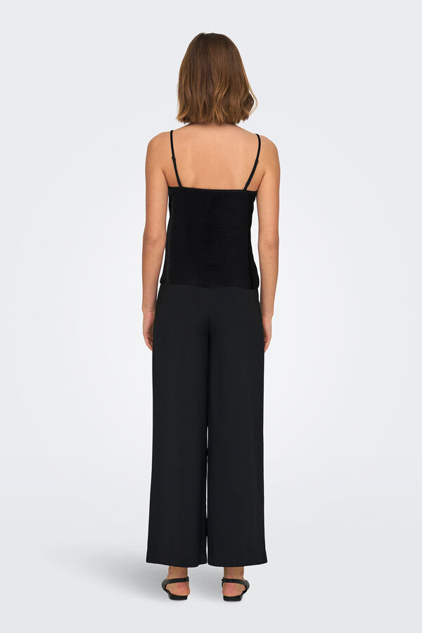 Only Top lencero tirantes negro