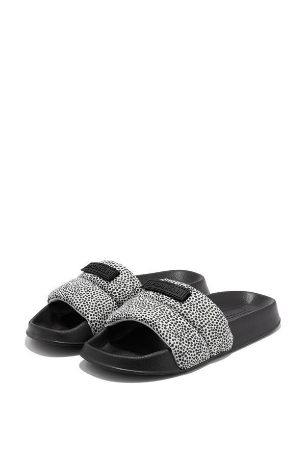 D.Franklin Sand&aacute;lia Venice Slides  branco