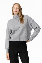 Tiffosi Jersey con Cuello Alto gris