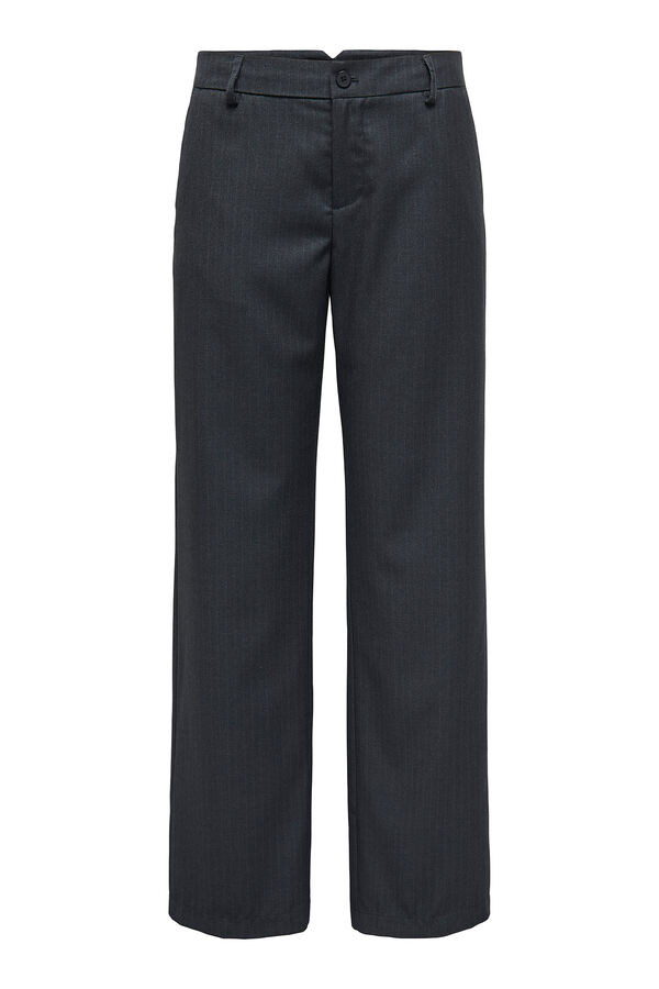 Only Pantal&oacute;n con raya diplom&aacute;tica gris