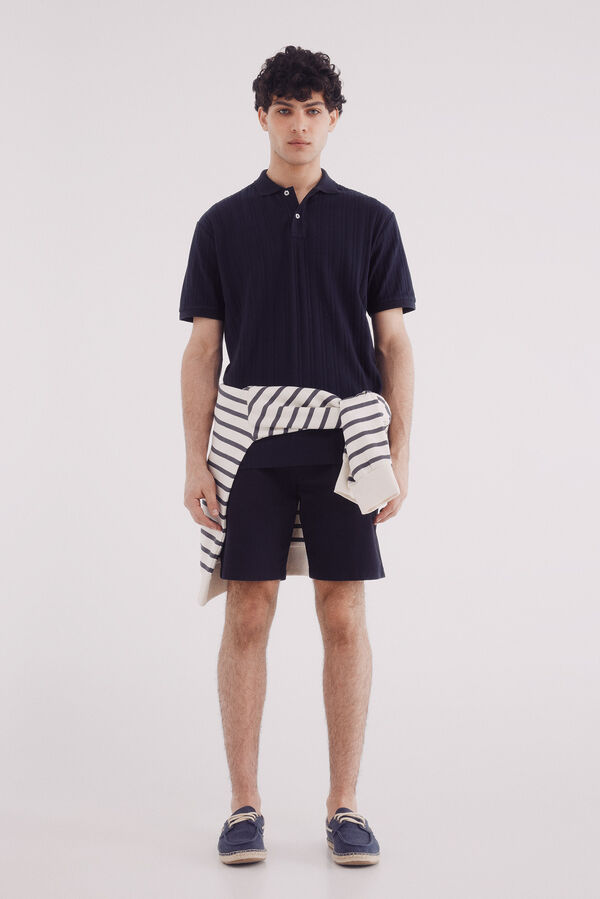 Springfield Bermuda smart comfort slim fit azul