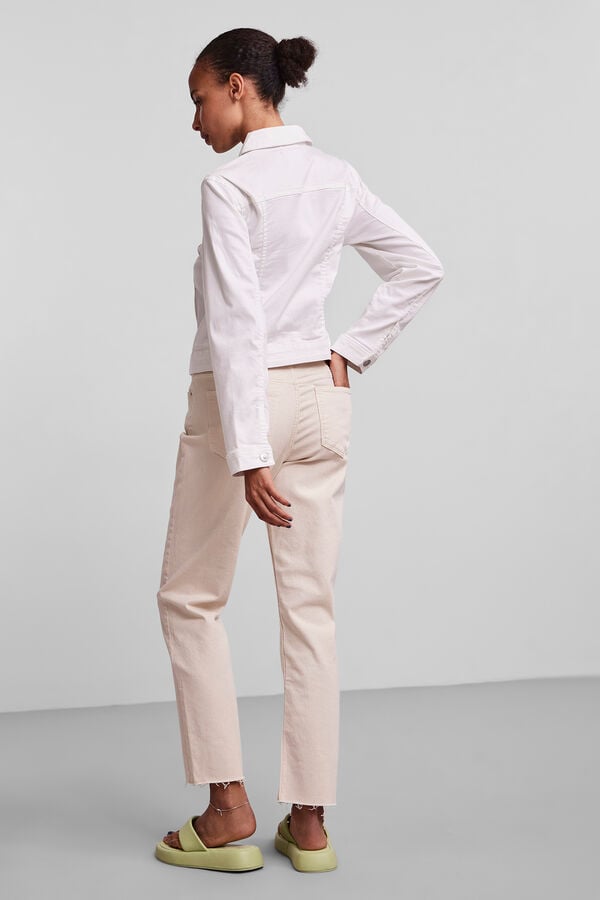 Pieces Chaqueta vaquera blanco