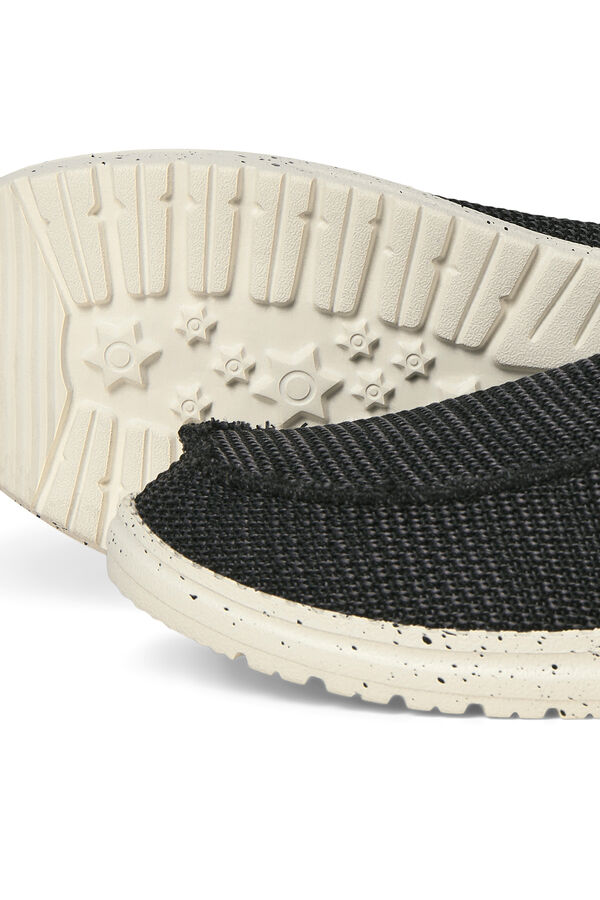 Jack & Jones Zapato Mocas&iacute;n Tejido negro