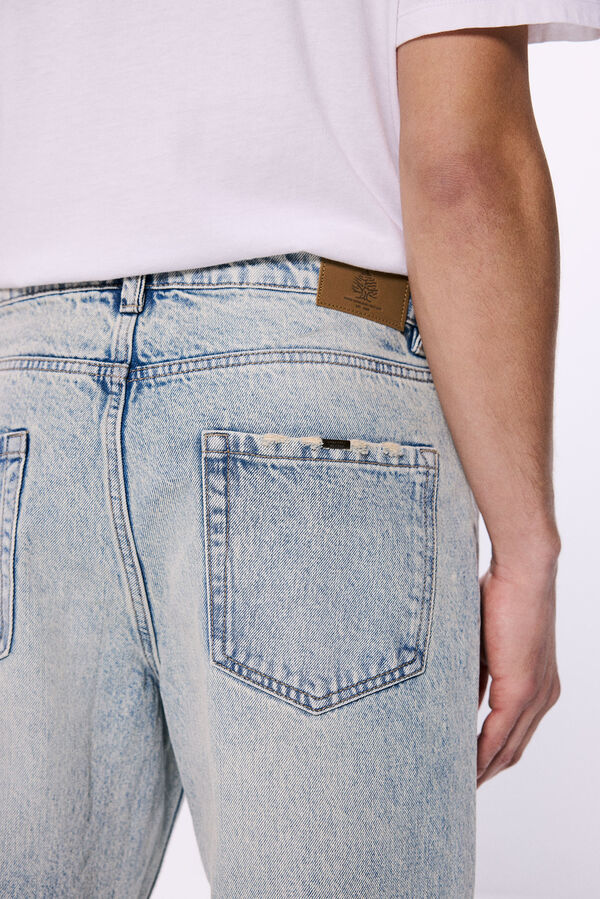Springfield Cal&ccedil;a jeans reta azul