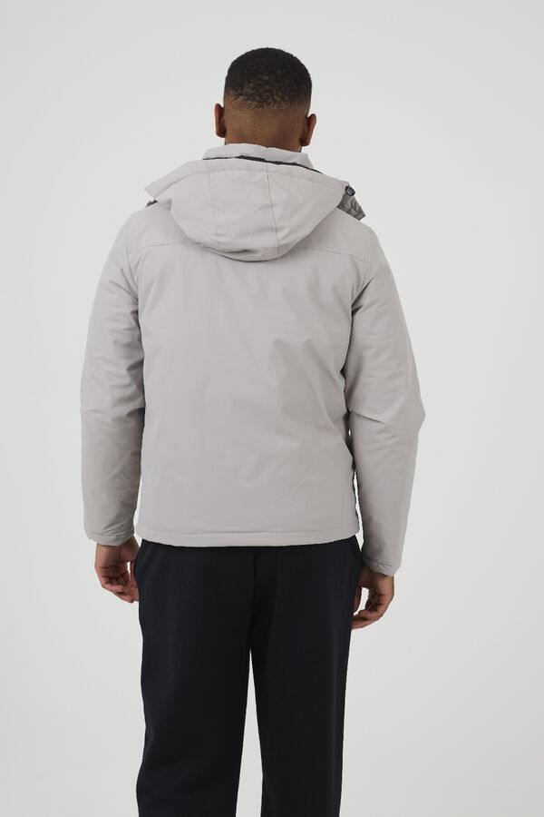 Brave Soul Casaco com capuz bege