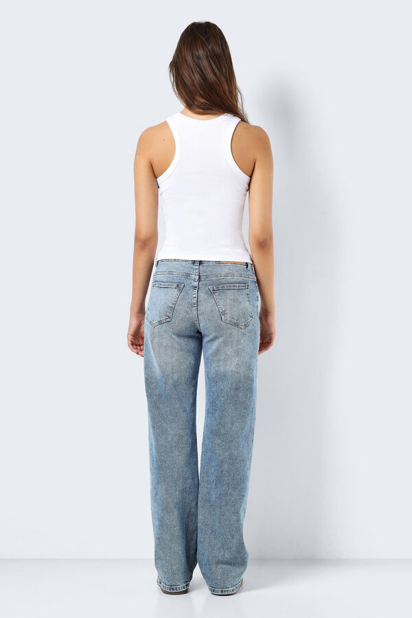 Noisy May T-shirt estilo nadadora branco