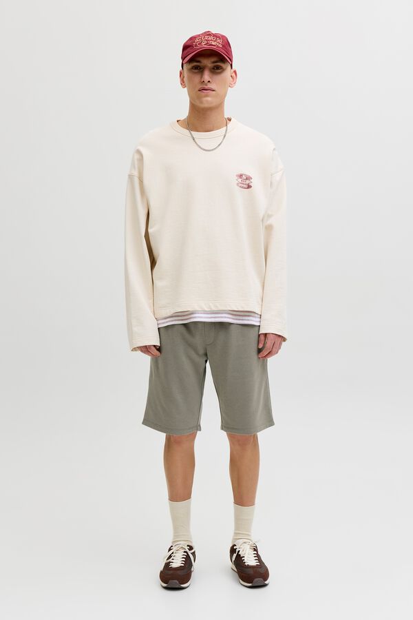Jack & Jones Bermuda jogger regular fit gris