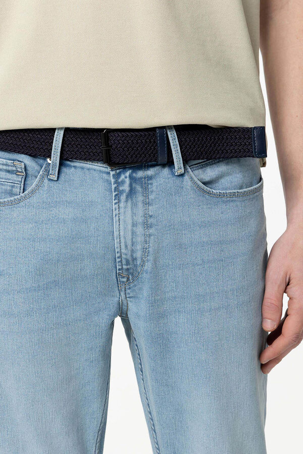 Tiffosi Jeans Leo Comfort Fit con Cintur&oacute;n azul