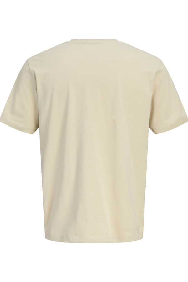 Jack & Jones PLUS T-shirt estampada com logo preto