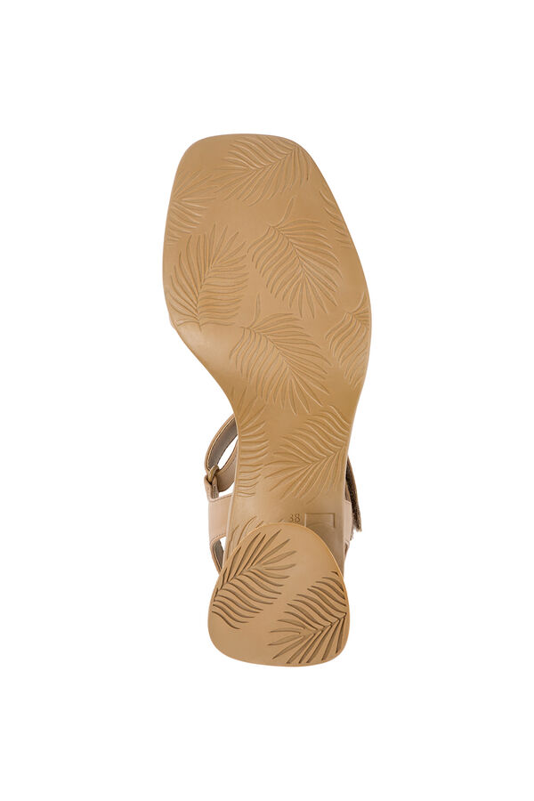 Camper Sand&aacute;lias de pele para mulher cru