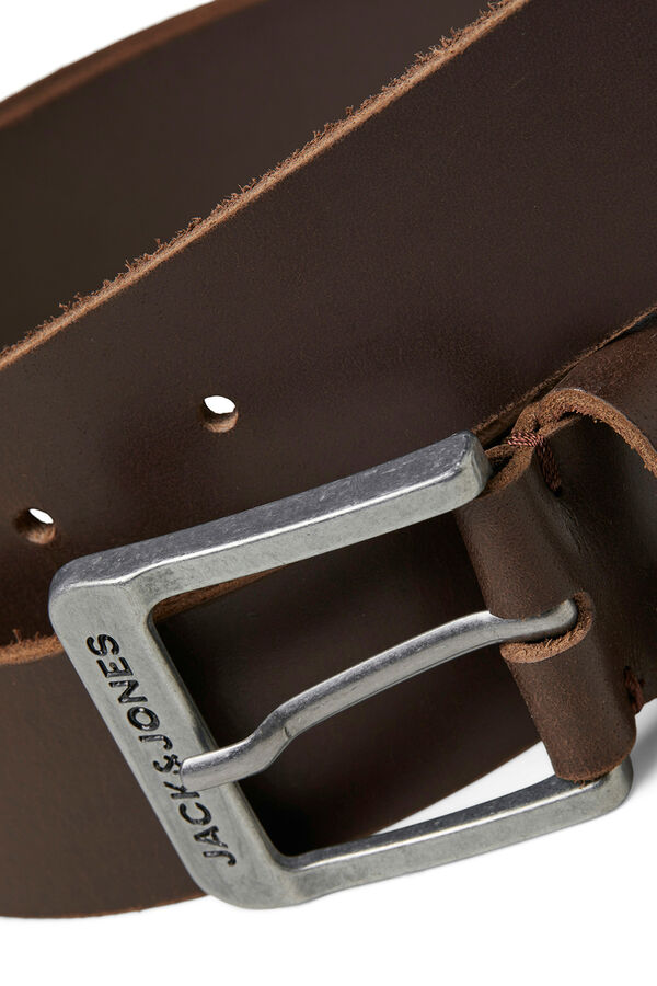 Jack & Jones Cinto b&aacute;sico pele castanho