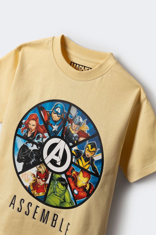 Springfield Kids Camiseta Avengers ni&ntilde;o marfil