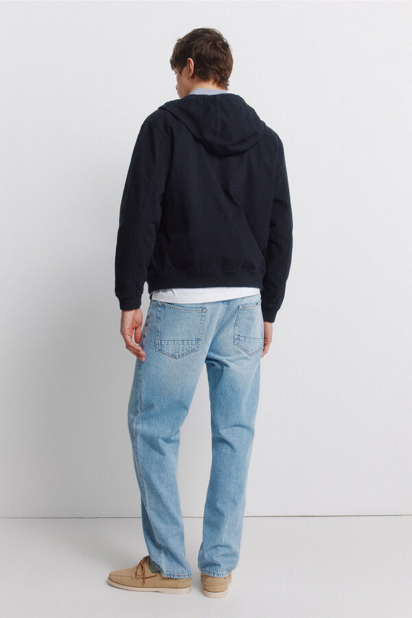 Springfield Jeans lavado medio claro straight fit azul