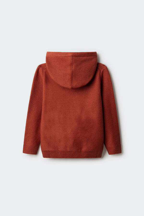 Springfield Kids Su&eacute;ter com capuz para menino vermelho