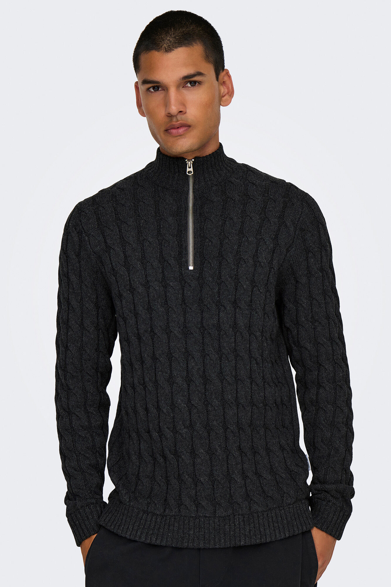 Only & Sons Jersey de punto de hombre con forma trenzada regular fit