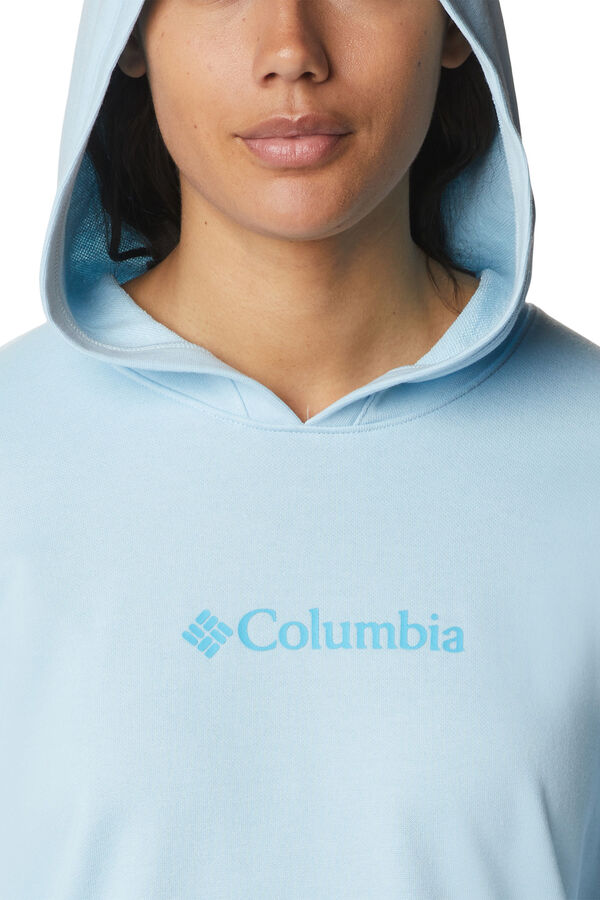 Springfield Sudadera de felpa francesa con capucha Columbia Logo™ III para mujer azul claro