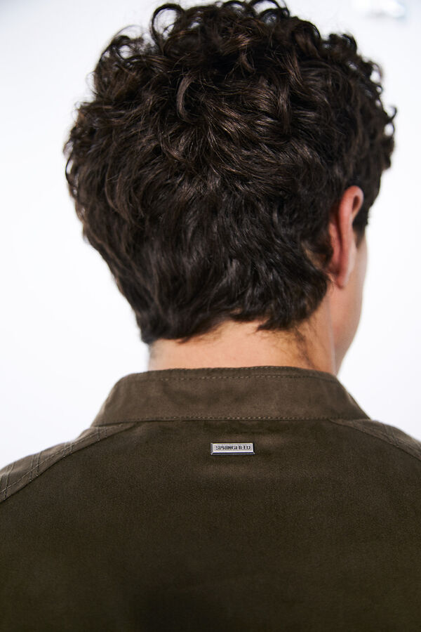 Springfield Cazadora efecto ante tostado