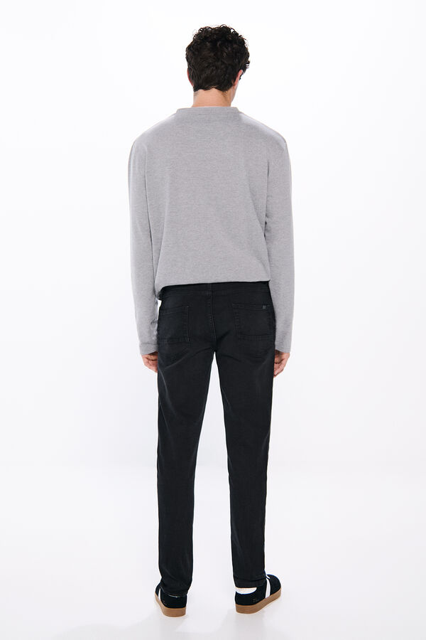 Springfield Jeans skinny fit negro negro