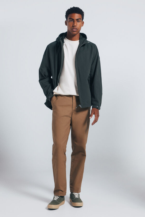 Springfield Parka algod&oacute;n kaki
