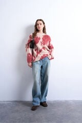 Topshop Camisola de manga comprida rosa