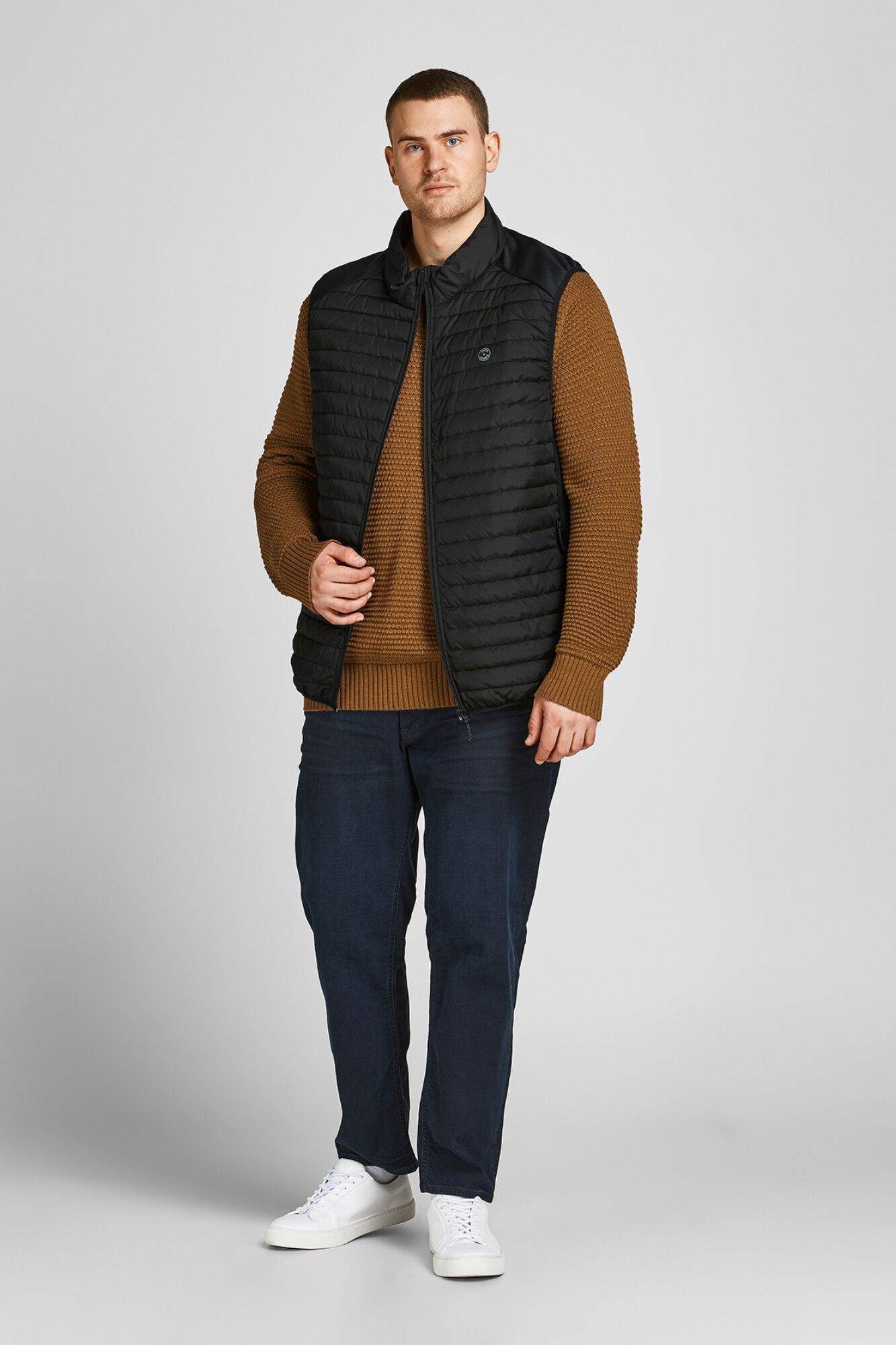 Jack & Jones PLUS Chaleco acolchado capucha