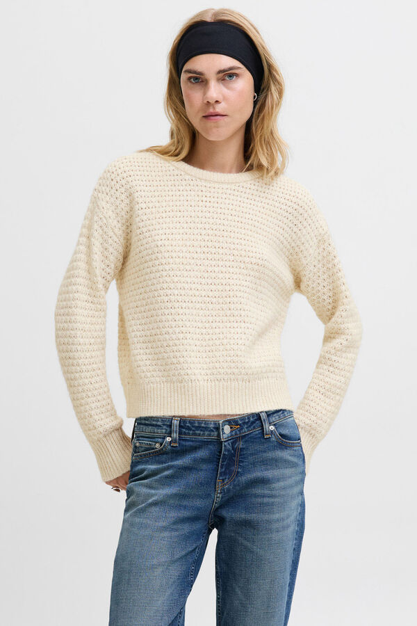 Jack & Jones Jersey de punto liso beige