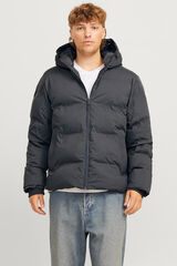 Jack & Jones Casaco acolchoado capuz cinzento