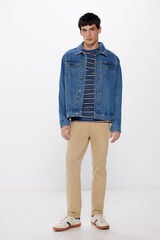 Springfield Pantal&oacute;n color slim fit beige