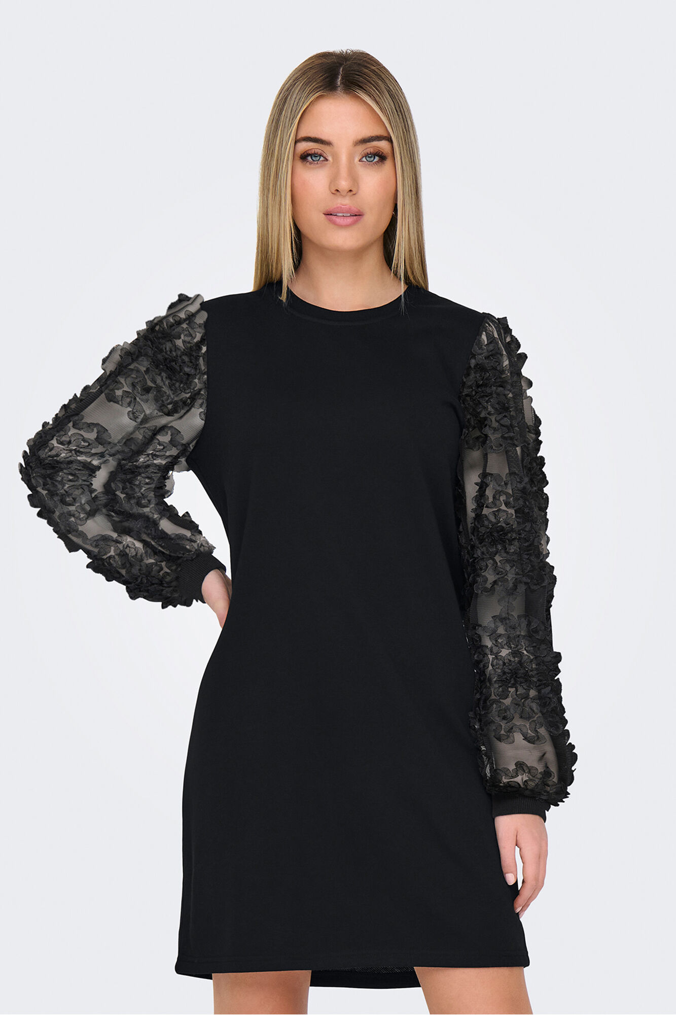 JDY Vestido curto com detalhe floral