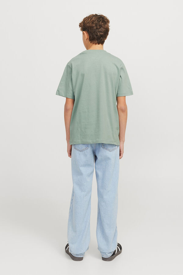 Jack & Jones Junior Camiseta estampada regular fit bege