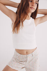 Springfield Kids Shorts Liberty para meninas branco