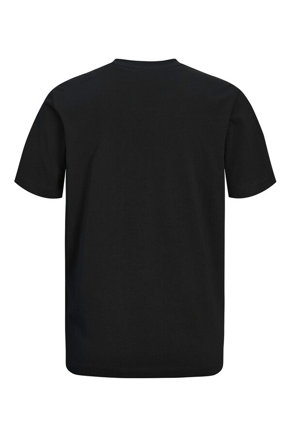 Jack & Jones Camiseta b&aacute;sica con estampa negro
