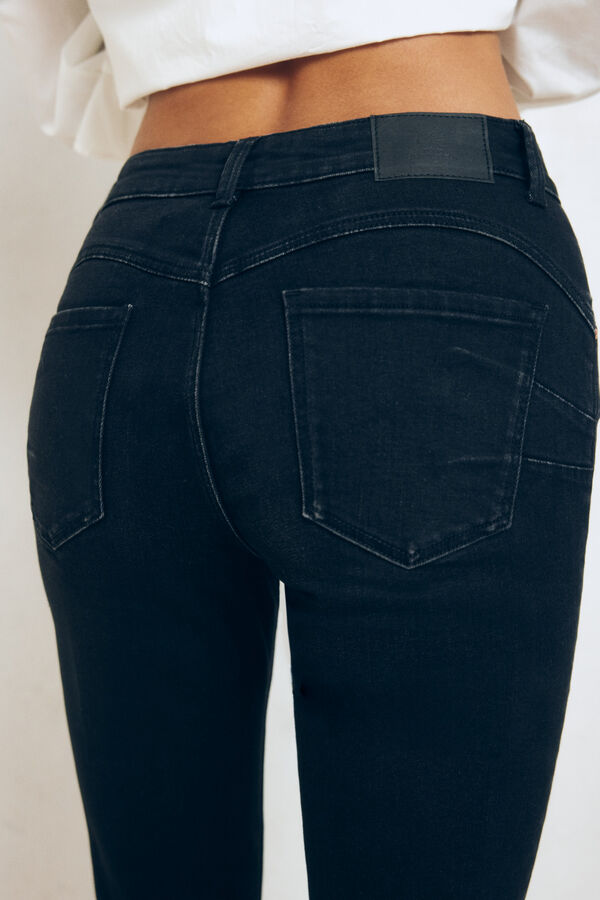 Springfield empurrar jeans preto