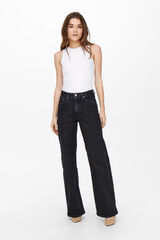 Only Jeans Wide Leg preto