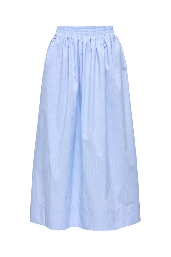 JDY Saia midi &agrave;s riscas azul