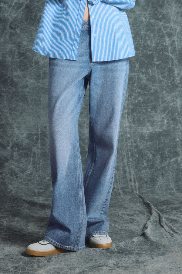 Springfield Vaqueiros Wide Leg azul