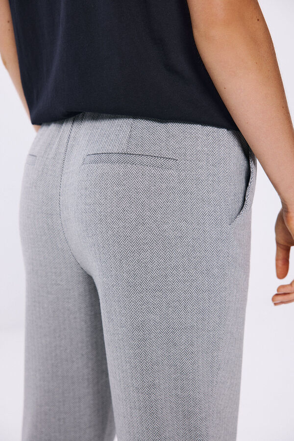 Springfield Pantal&oacute;n jogger punto circular gris