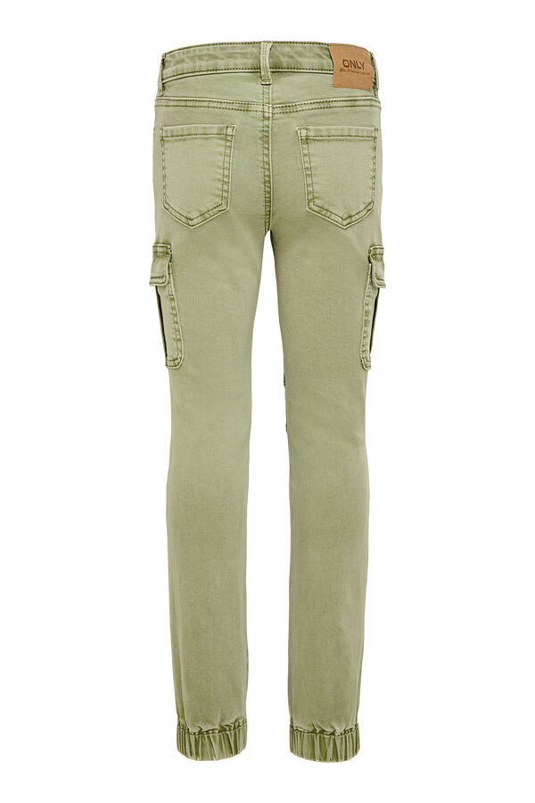 Only Girls Pantal&oacute;n cargo ni&ntilde;a verde
