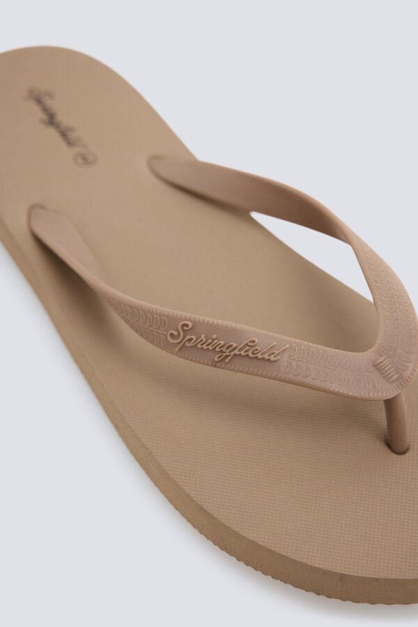 Springfield Sandalia dedo beige