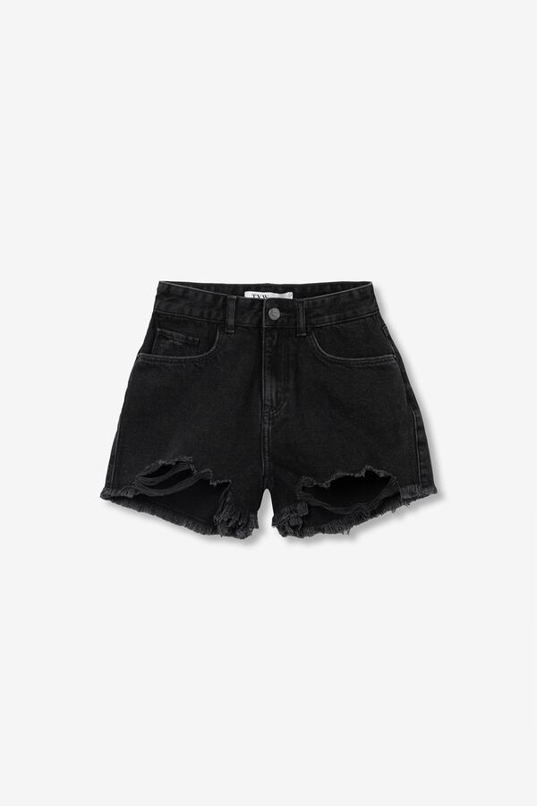 Tiffosi Young Shorts vaqueros preto