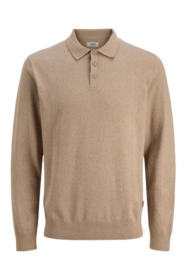 JJ REBEL Polo de punto gris