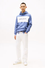 Tommy Jeans Sudadera de hombre con capucha ajustable azul