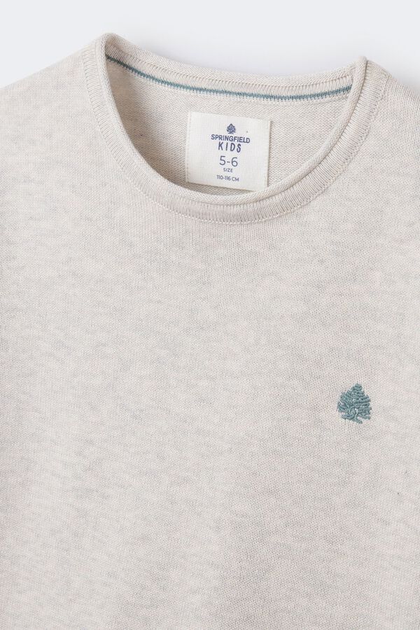 Springfield Kids Camisola cotoveleiras menino cinzento