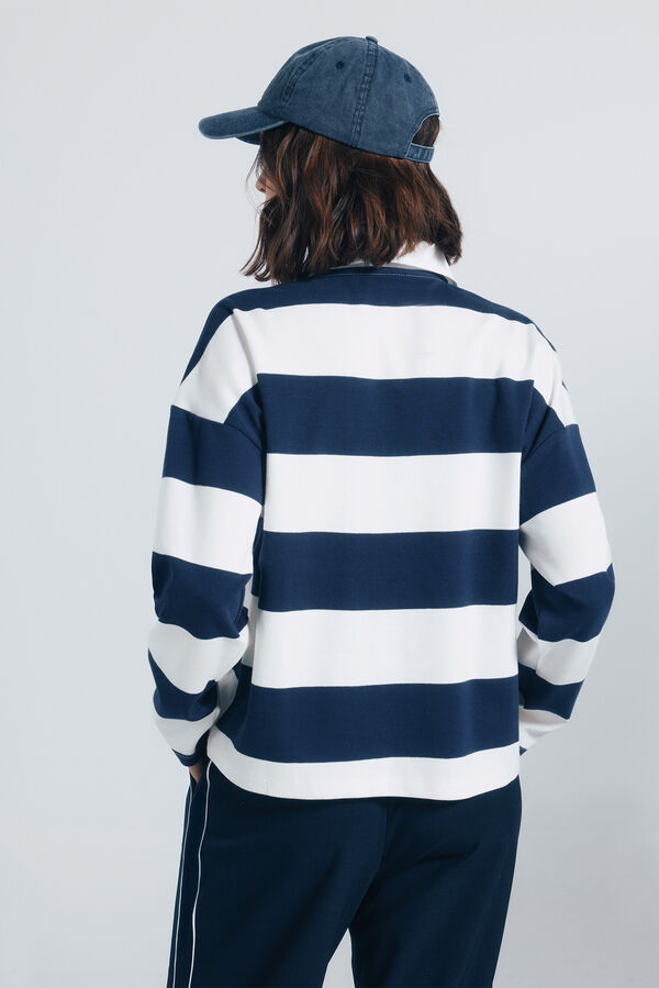 Springfield Polo rayas detalle bordado azul