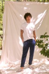 Springfield Camiseta estampado multicolor "Roots Studio" marfil