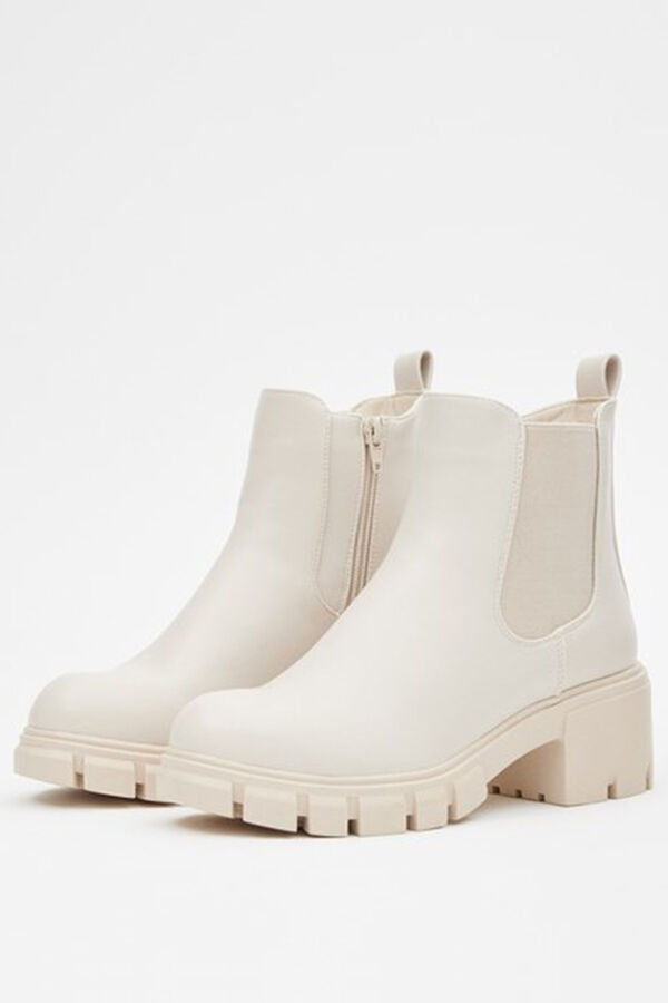 Inside Botin Elastico blanco