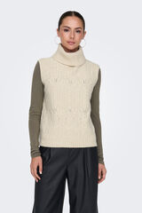 JDY Chaleco de punto gris