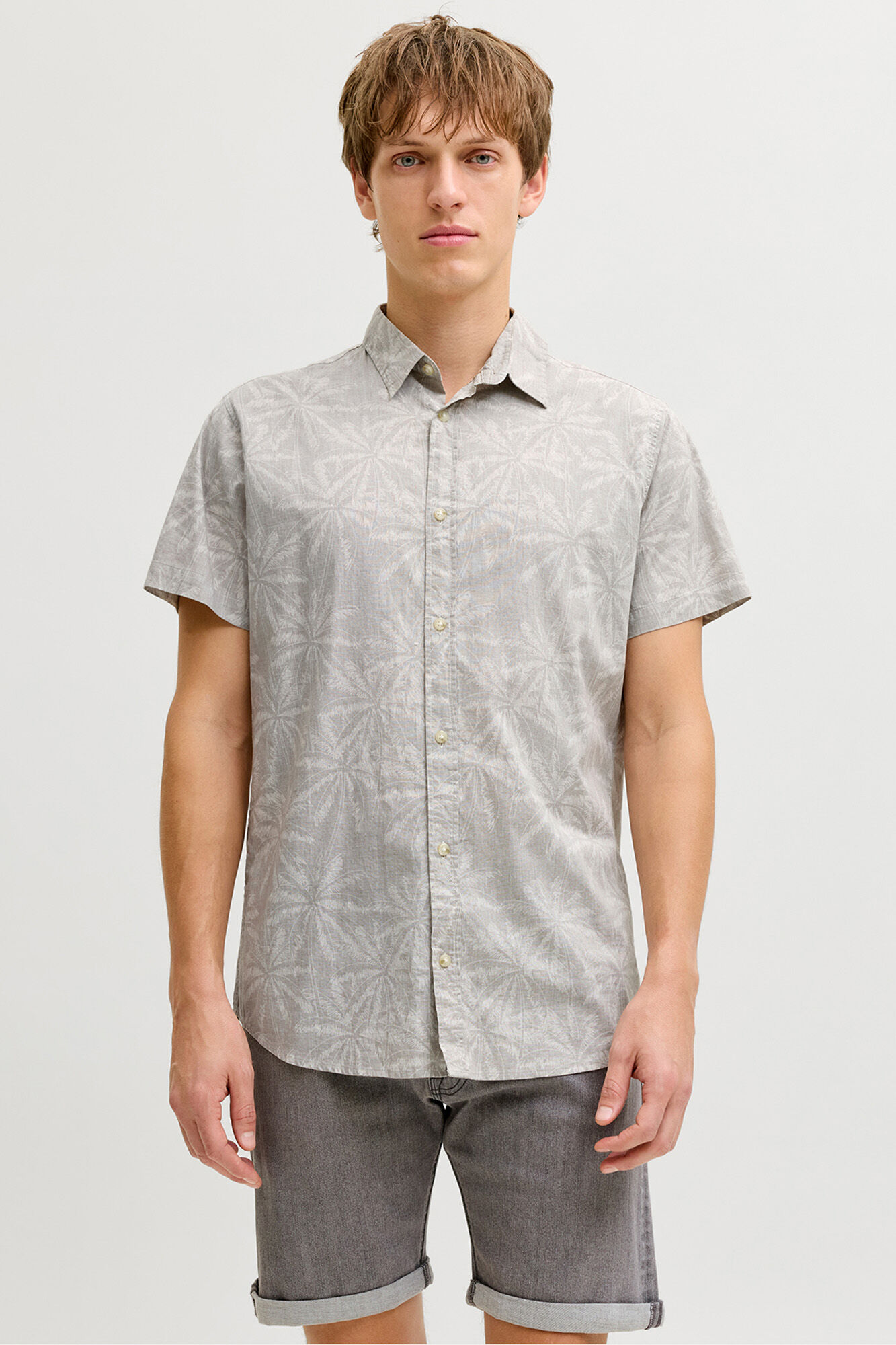JJ REBEL Camisa popel&iacute;n manga corta
